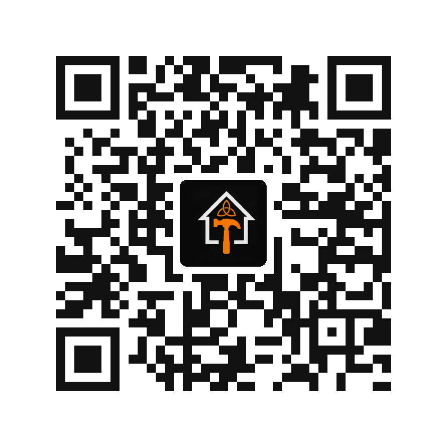 QR code for sharing your Google review for Trinity Handyman