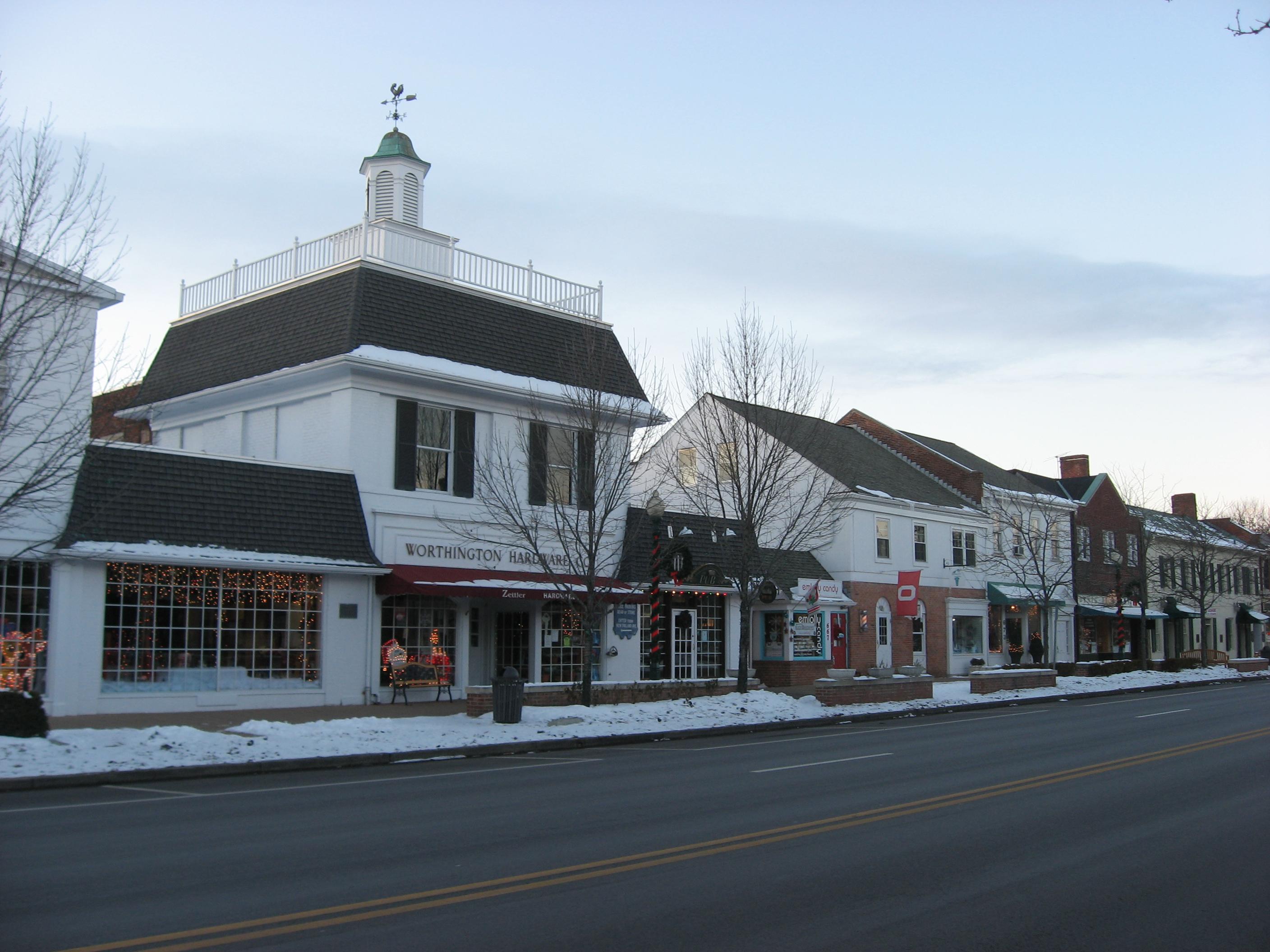 Worthington, Ohio community and residential area