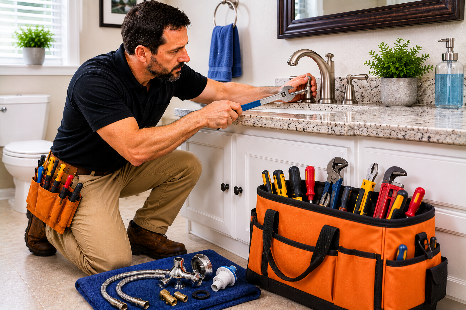 Minor plumbing services by Trinity Handyman