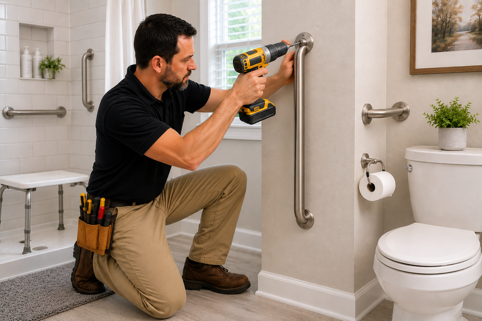 Senior home safety upgrades by Trinity Handyman